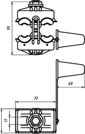 Габаритные размеры, чертеж P 240