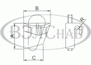 Замок оттяжек CHLK 25