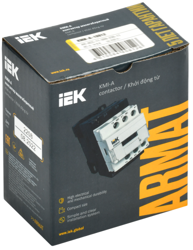 ARMAT Контактор КМИ-А-10912 LC1D 9А 110В/АС3 1NO/1NC IEK фото 2