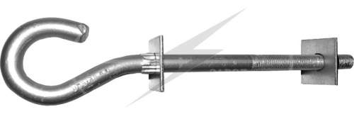 Крюк проходной KP 20/240 (МЗВА)