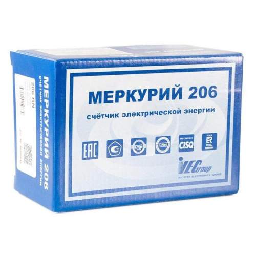 Счетчик Меркурий 206 PRSNO фото 2