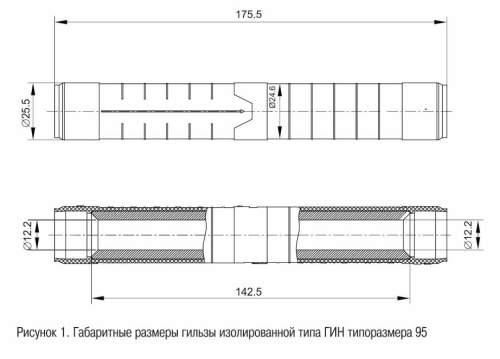 Гильза изолированная нулевая ГИН 95 (MJPT 95N) IEK UZA-24-D95-D95 фото 2