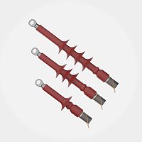 Муфта концевая HT2-12/1x300-400L16 (1ПКНт-10-300-400) к-т на 3 фазы